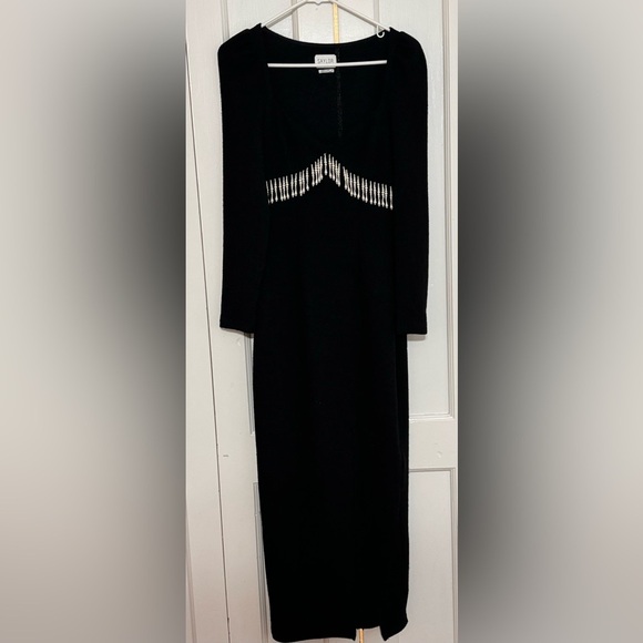 Saylor Alina Fringe Knit Midi-Dress - Picture 6 of 10